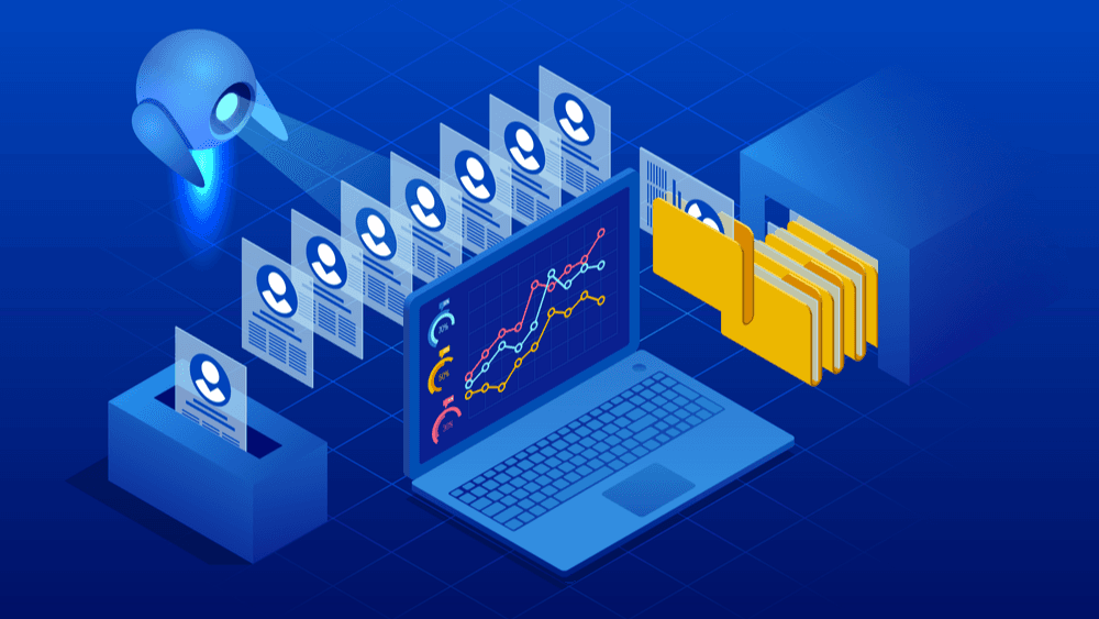 AI-Powered Resume Illustration